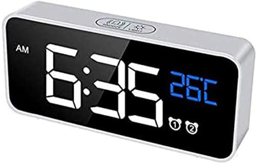 Despertador Digital Inteligente - Reloj De Sobremesa y Mesita De Noche - Alarm Clock (Blanco)