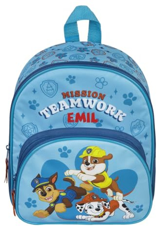 Kindergartenrucksack Paw Patrol Jungen - Personalisiert mit Name - Kinderrucksack Set