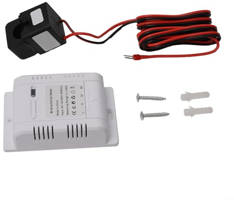 pour Tuya Smart Compteur d'énergie bidirectionnel WiFi Moniteur solaire PV avec plus de précision