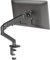Claiks Single Monitor Arm Desk Mount for 15 to 32 Inch Screens, Monitor Arm Gas Spring up to 9kg, VESA 75/100mm Stand Clamp, Height Adjustable Screen Arm with Tilt Swivel Rotation, Black