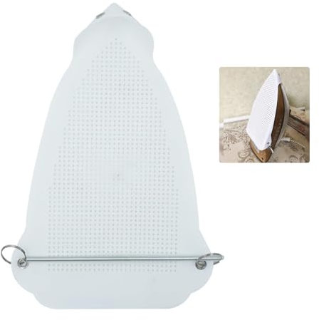 1PCS Iron Shoe Cover Non-Stick Teflon Fabric Iron Sole Protector for Garment Protection Easy Installation Fits Most Irons Heat Resistant Ironing Accessory
