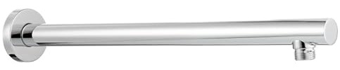 Melairy Braccio Doccia Fisso Cromato a Pioggia 40 cm Estensione Soffione Doccia in Acciaio Inox Braccio Doccia Estensione Soffione Fisso