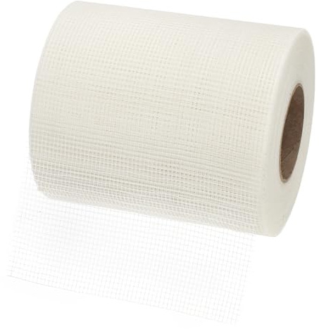 PATIKIL Drywall Repair Mesh Tape, 8 inch x 328 ft Fiberglass Repair Patch Self-Adhesive Dry Wall Joint Tape 8 Mesh Wall Hole Crack and Seam Patch, White