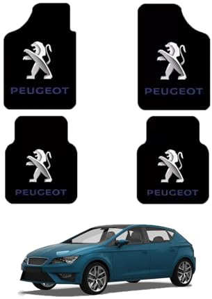 4 pcs Auto Fußmatten, für Peugeot 3008 2013-2023 Verstärkt Im Pedalbereich Kristall Samt Automatte Anti Schmutz Matte