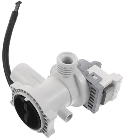 Veemoon Pompe De Vidange Pour Lave-linge Compatible Avec Plusieurs Modèles Assure Une Évacuation De Eau Blanc