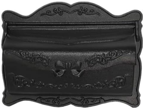 Cassetta delle lettere da parete, finitura anticata, in acciaio, da appendere, per uso esterno, cassetta delle lettere in metallo resistente