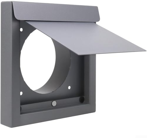 Presa d'aria da parete per asciugatrice, con ammortizzatore angolato e chiusura magnetica agli elementi esterni migliorando il flusso d'aria e mantenendo l'efficienza del sistema di asciugatura