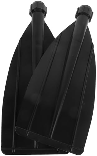 Abaodam Lot de 2 Pales de Pagaie Noires pour Kayak Gonflable Feuilles de Rame Renforcées Larges et Épaisses Accessoires de Remplacement Légers pour Bateaux et Sports Nautiques