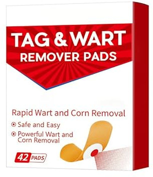 Wart Remover Patches 42 Pack, Wart Removal, Gentle Skin Care for External Skin Concerns, Easy to Use Patches Suitable for All Skin Types