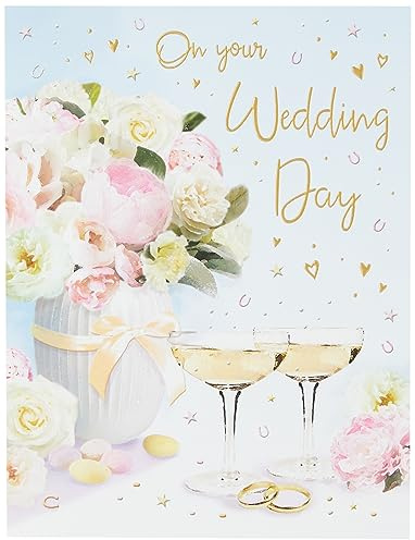 Piccadilly Greetings Occasion Card Wedding - 8 x 6 inches - Regal Publishing, C80628