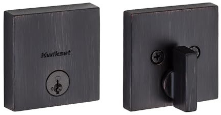 Kwikset 92580-027 Deadbolt, Venetian Bronze
