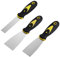 3 Pcs Wallpaper Scraper, Stainless Steel Paint Scraper Tool Plaster Scraper Set Wall Filler Tool Putty Scraper Set for Wall Decoration-1/1.5/2 Inch
