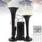 LWK Clacson 12 V, 120 DB Dual Tromba Air Horn, tromba ad aria compressa con compressore, tromba, camion, clacson per camion, treni, barche, auto