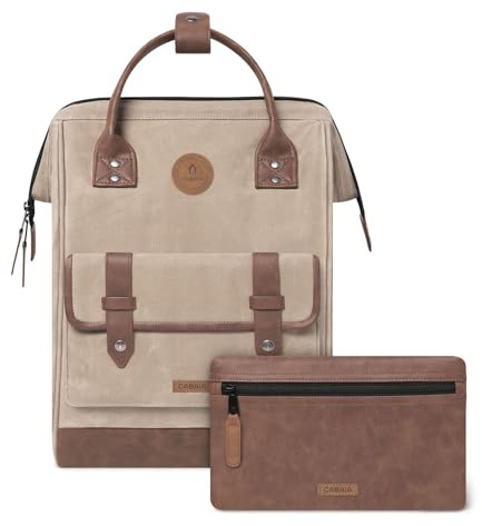 CABAIA Adventurer Waxed Cotton Backpack M Rabat