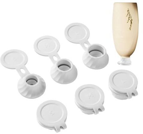 Generic Bottle Drain Set, Reverse Cap Bottle Set-6 Parts 3 Size Adapter Transmission Connections, For Each Drop Lotions, Shampoo