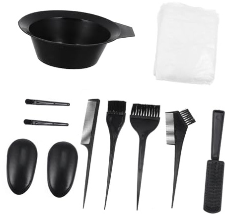 Anneome 11pièces Kit De Coloration Pour Cheveux Avec Pinceaux Bol De Teinture Pour Coiffure à Domicile Inclus Peigne Et Protège-oreilles