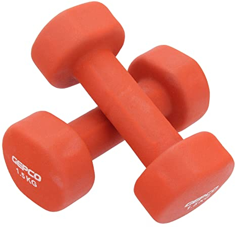 Hantelset 2 x 1.5 kg Neopren Kurzhanteln Hantel Hanteln Gewichte Aerobic