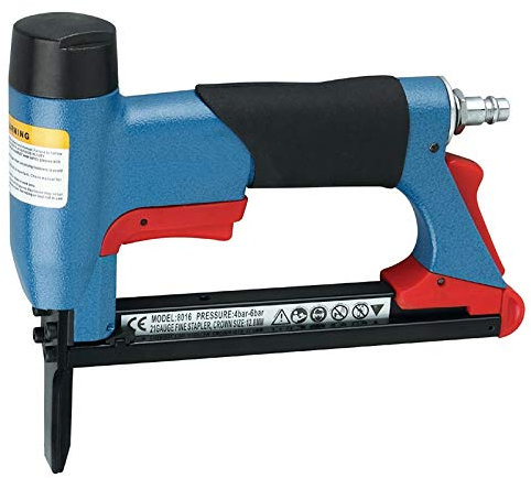 Nicfaky 8016LN Larga BeA Grapadora Neumática Clavadora de Grapadora para Muebles Clavadora Neumática