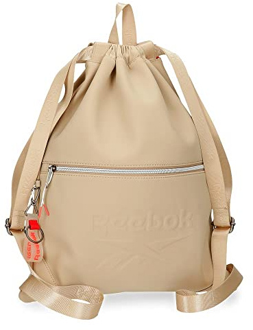 Reebok Noah Mochila Saco Beige 36x45 cms Poliéster