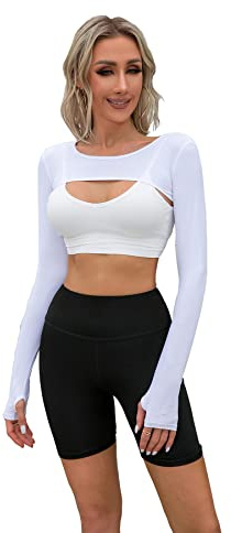 Hairwilly Cooling Shawl Arm Sleeve Sun Protection Women's tops for Golfing,Riding,Driving