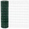 Garmix Valla de jardín, malla de alambre, valla salvaje, malla soldada, verde, 25 m, 5 x 10 cm, 2,00 mm (100 cm)