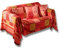 Eldo® Couvre-lit 145 x 220 cm au design patchwork, couverture décorative pour canapé et lit, 100 % polyester, couverture de canapé chaude, plaid confortable avec beau imprimé patchwork, jeté de lit