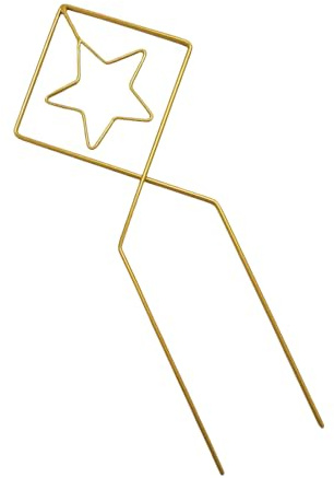 Gartenstecker aus Eisen, geeignet für Kletterblumen, dekorative Pflanze, wetterbeständig, Metall, einfache Montage, Farne für Gärten