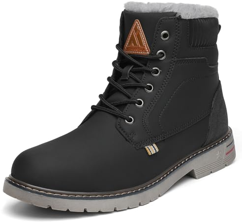 Mishansha Bottes de Neige Femme Hiver Fourrées Noir 39 EU