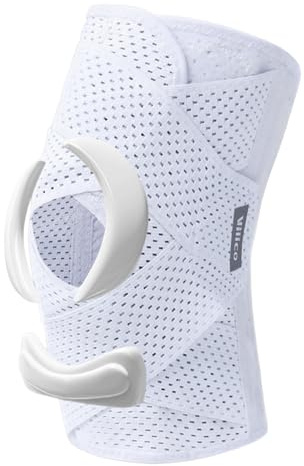 Rodillera Menisco y Ligamento Ajustable, Rodillera Crossfit, con Estabilizadores Laterales y Almohadillas de Rótula, para menisco, alivio del dolor de rodilla, para senderismo, deportes, Correr