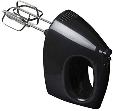 BRANDANI Techno Collection électrique 6 Vitesses Batteur ABS/Inoxydable, Noir, Taille Unique