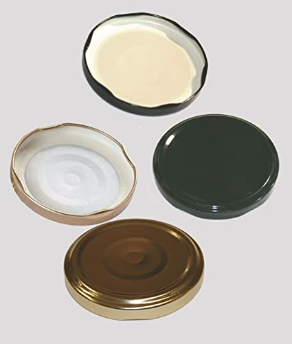 sud capsule Capsula idonea per la conserva e bollitura casalinga Diametro 58 Made in Italy Pezzi, Argento, 100 pz
