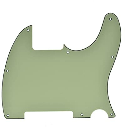 KAISH Tele Blank Gitarre Pickguard Tele Pick Guard Kratzplatte für Telecaster Esquire Mint Grün