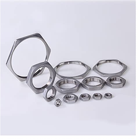 Rohranschluss Edelstahl SS304 Sechskantmuttern 1/8 1/4 3/8 1/2 3/4 1 1-1/4 1-1/2 BSP Zubehör für Werkzeuge (Size : DN6)