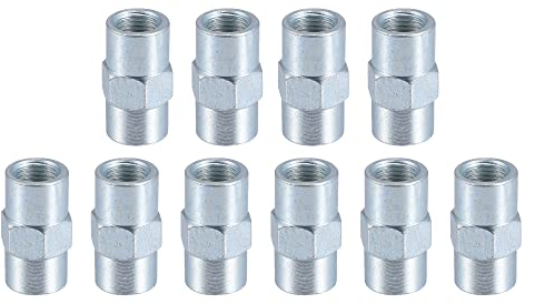 X AUTOHAUX 10 Stück Motorrad-Bremsleitungsrohrverschraubungen M10 x 1mm für 3/16 Zoll hydraulische Bremsleitungen Union, langlebiger Bremsleitungsverbinder
