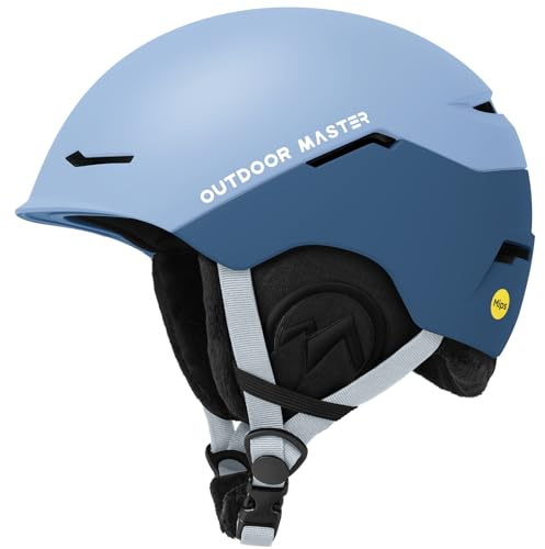 OutdoorMaster Elk MIPS Casque de Ski - Casque de Sports de Neige Casque de Snowboard pour Hommes Femmes & Jeunes