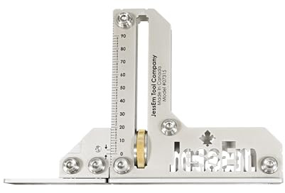 JessEm 07315 14 Gauge Stainless Steel Tool Setting Gauge - Metric - Large