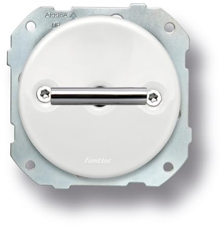 Fontini - Va-et-vient Métal Chrome Porcelaine Blanche - DO Low