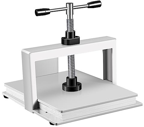 Manuelle Bindemaschine, Hochleistungs-Flachpresse, A3/A4-Buchstahl-Rechnungsbindemaschine, Druckbindemaschine für Rechnungen, Büro-Rechnungsbindemaschine, Flachpresse, 3306 lbs (1500 kg) Druck