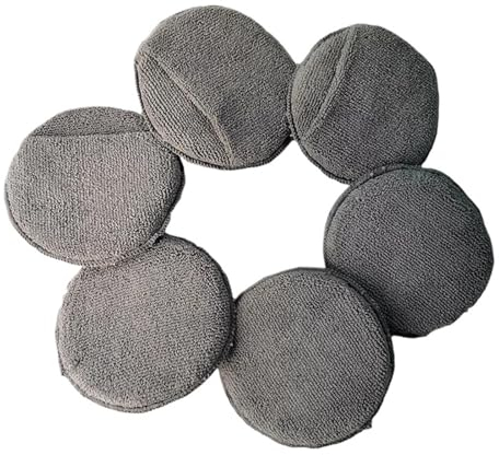 5 Zoll mit Fingertasche for Wachsen, Polieren, Autolackpflege, Polierpads, Mikrofaser-Wachsapplikator-Schwammpad