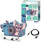 Lexibook, Disney Stitch, Fotocamera 4 in 1 per bambini con protezione, Funzioni foto, video, MP3 e giochi, 15 cornici per personalizzare le tue foto, Scheda di memoria da 8 GB inclusa, DJ078D