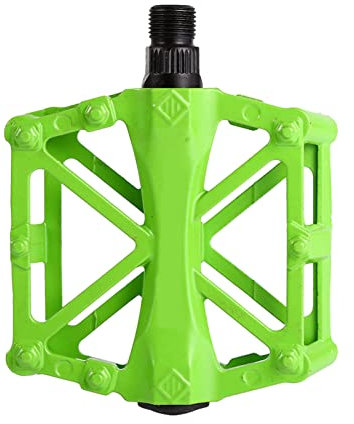 Fahrradplattform, Ultraleichte Pedale mit Starkem Lager Zum Reiten und Freizeitradfahren (Grün)