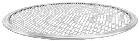 Rete per pizza in alluminio da 50,8 cm, senza cuciture, per forno e padella, ideale per torte di pizza perfettamente croccanti e griglia di raffreddamento