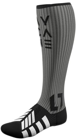 AYCANE A-Shield Schnittfeste Eishockey Socken – A5 Schnittschutz, Ultraleicht, nahtlos, feuchtigkeitsableitend, Anti-Geruch – Profi Hockey Socken für Erwachsene & Kinder