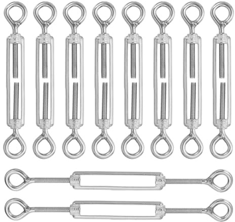 QUARKZMAN Packung Mit 10 Stück M5 Ösen Und Ösen Spannschlösser Spannschloss