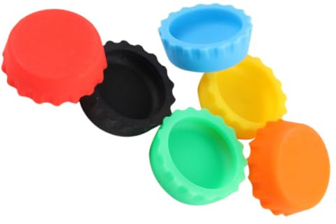 TOYANDONA 6 Pezzi Ciotola per Alimentazione Rettili in Silicone Design Antiscivolo e Superficie Liscia, per Routine di Cura di Gechi e Serpenti Corn Colore Casuale