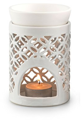Pyjoma Duftlampe, Keramik, weiß, 10 x 10 x 8.7 cm