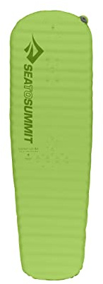Sea to Summit - Comfort Light Self Inflating Isomatte Small - rutschfeste Schlafmatte - Delta Core-Technologie - Packsack & Pillow Lock-System - 2,5 Jahreszeiten - Wandern - Green - 595g