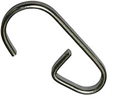 Gardinia Ganci per Tende, Ø 12 mm, Inox, 3,5 cm, 10 Pezzi, Steel, Acciaio Inossidabile, 3.5 cm, unità