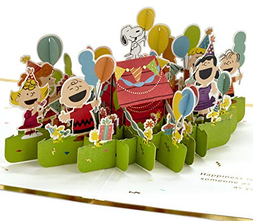 Hallmark Signature Paper Wonder Peanuts Pop-Up-Geburtstagskarte (Celebrate)