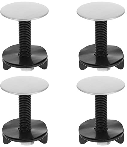Angoily 4 Unids Tapa Orificio de Grifo Cubierta de Acero Inoxidable Fregadero Tapa Tapa Grifo Recipiente Vanidad Fregadero Drenaje Tapón Tapón para Cocina Baño
